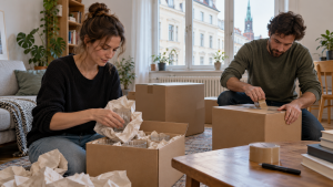Kartons richtig packen für den Umzug in Hamburg